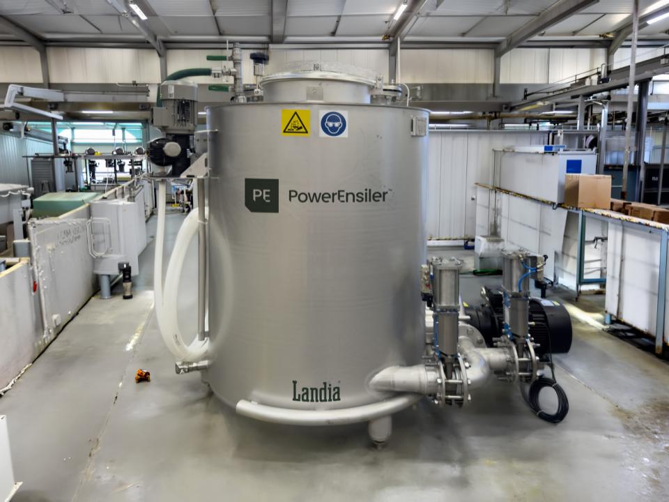Landia PowerEnsiler til produktion af ensartet og pumpbar fiskesilage.